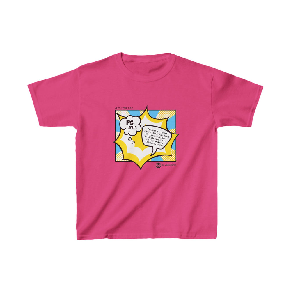 Jesus Superhero 1 - Kids Heavy Cotton™ Tee