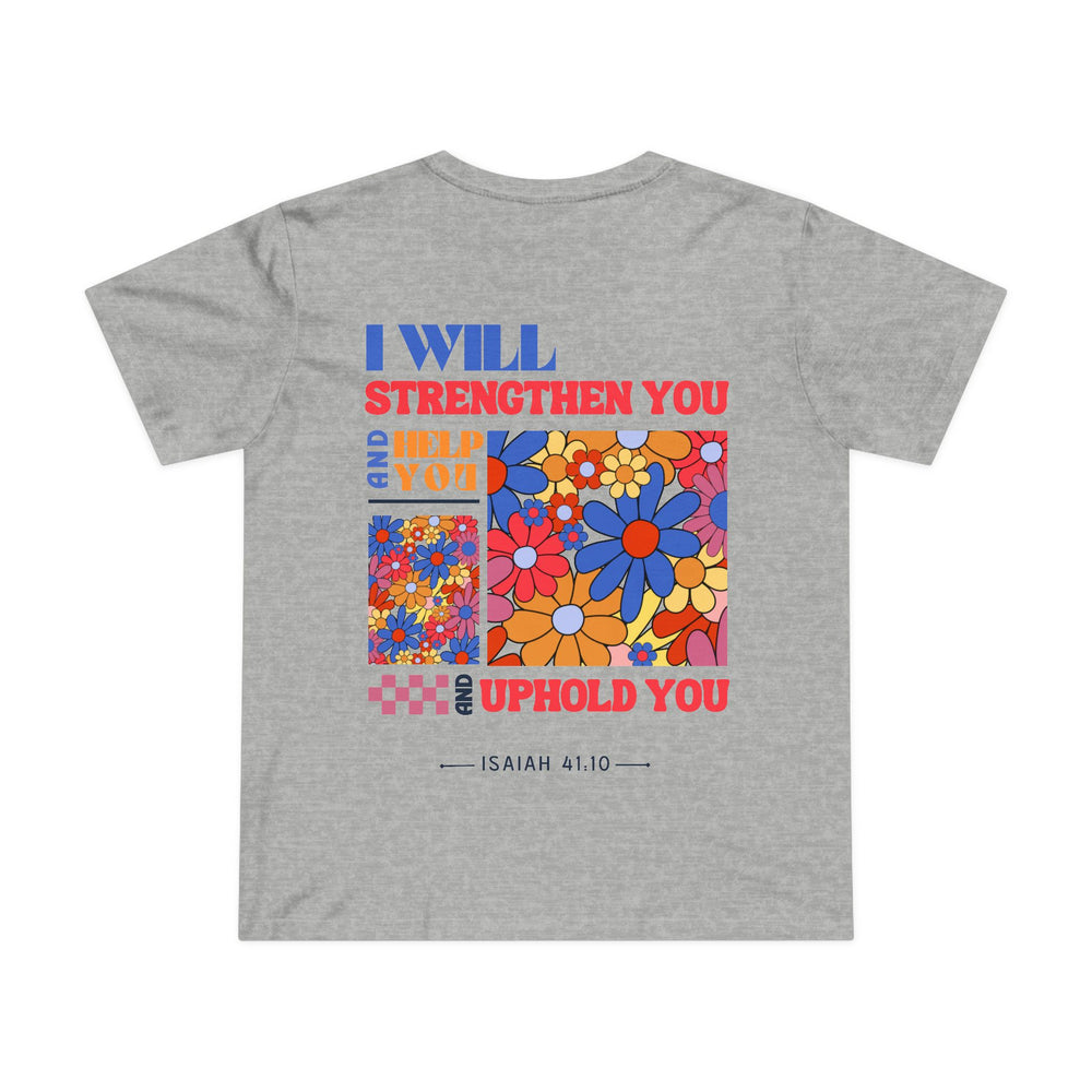 Floral Tee Isaiah 41:10