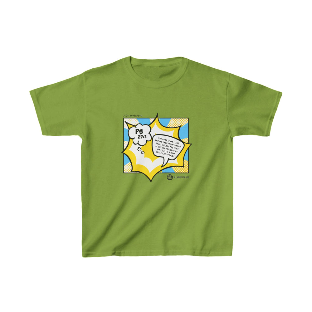 Jesus Superhero 1 - Kids Heavy Cotton™ Tee