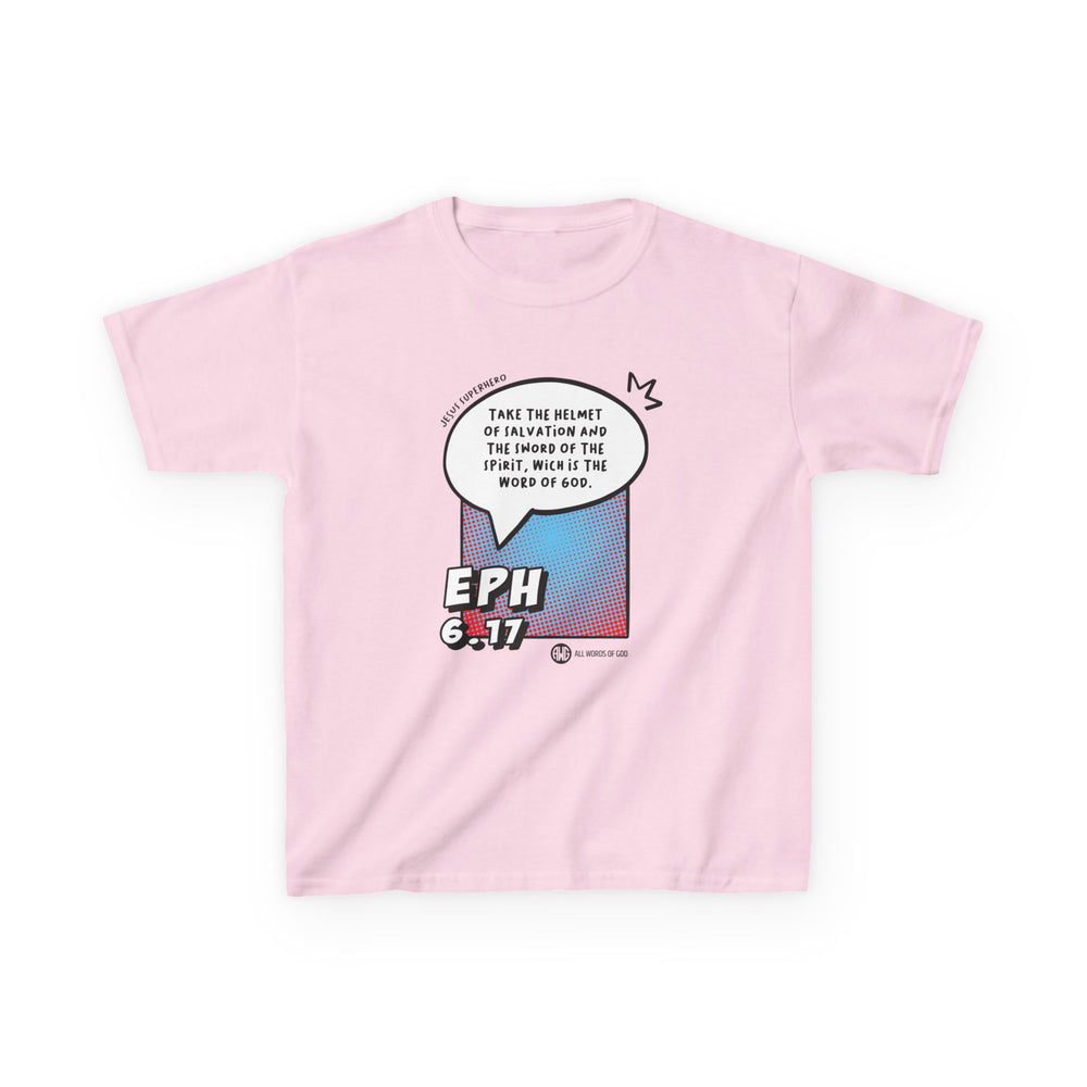 Jesus Superhero 5 - Kids Heavy Cotton™ Tee