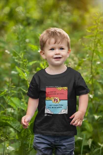 Jesus Superhero 4 - Kids Heavy Cotton™ Tee