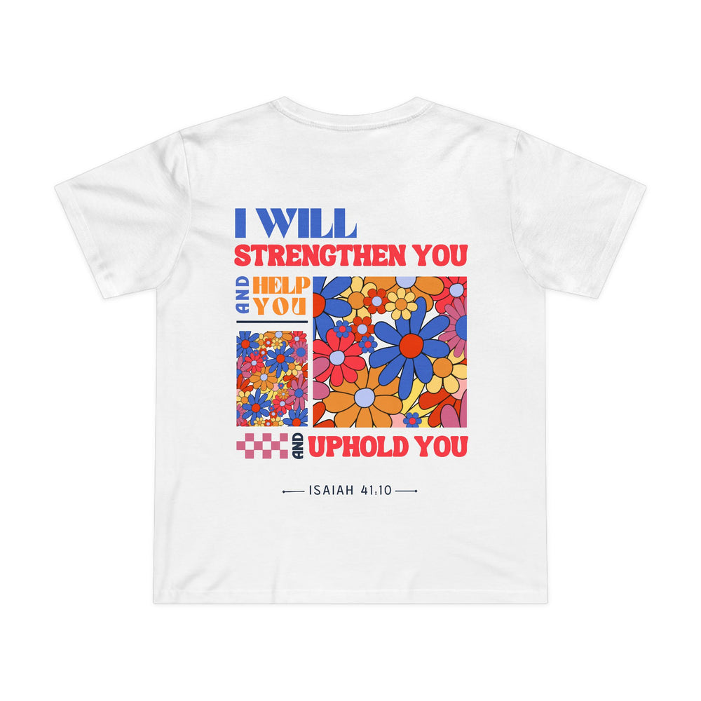 Floral Tee Isaiah 41:10