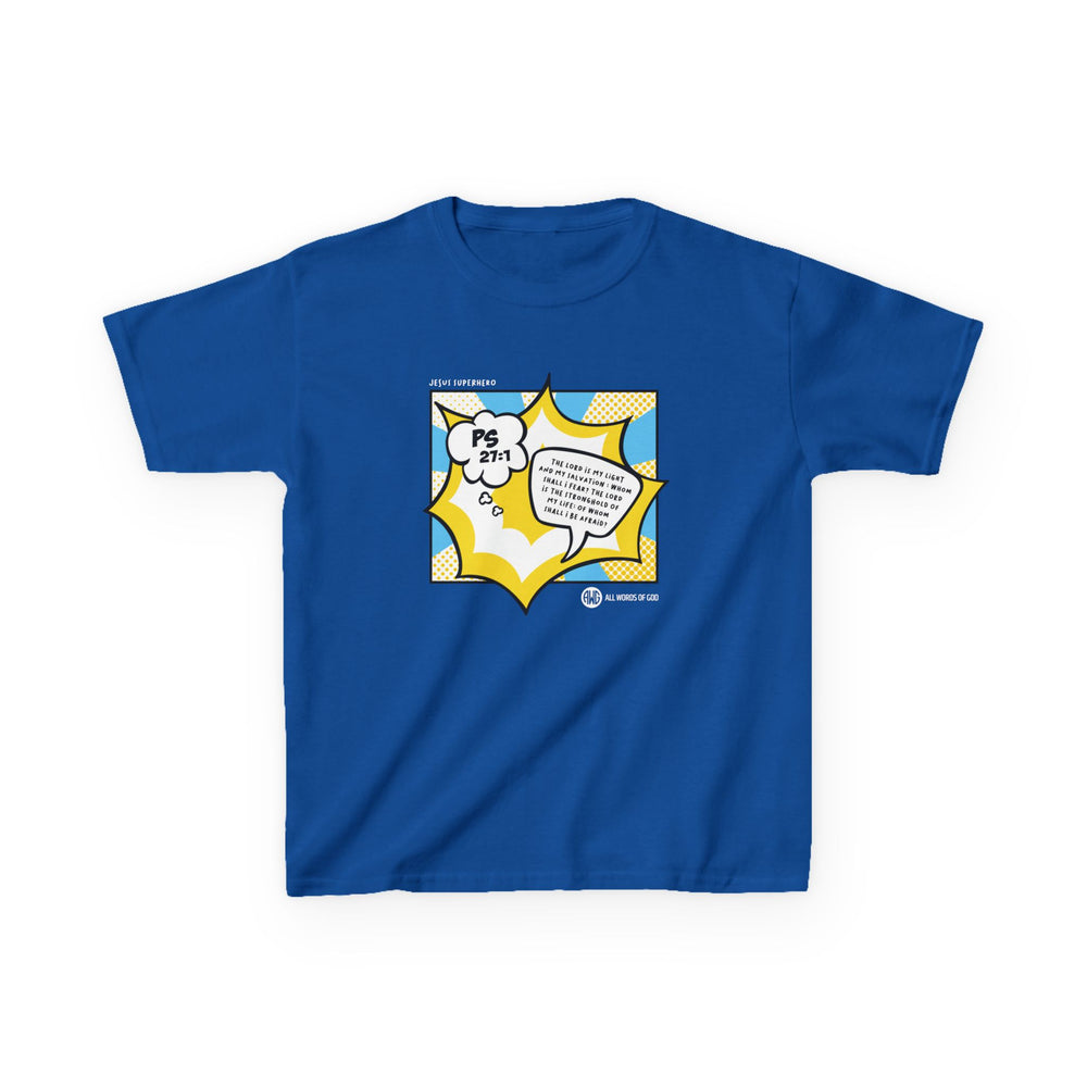 Jesus Superhero 1 - Kids Heavy Cotton™ Tee