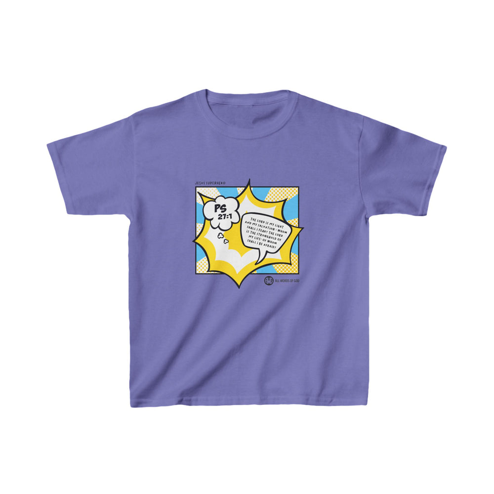 Jesus Superhero 1 - Kids Heavy Cotton™ Tee