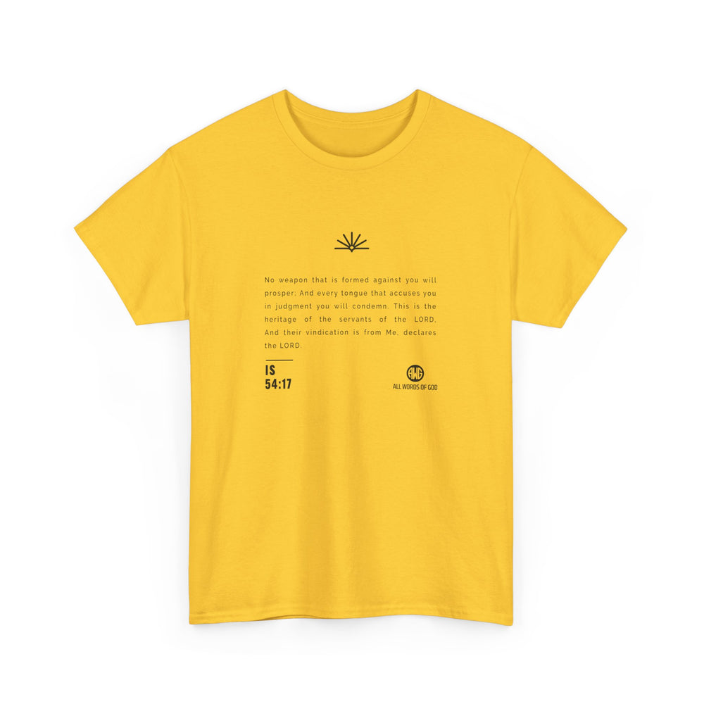 Word Is 54:17 - Unisex Heavy Cotton Tee