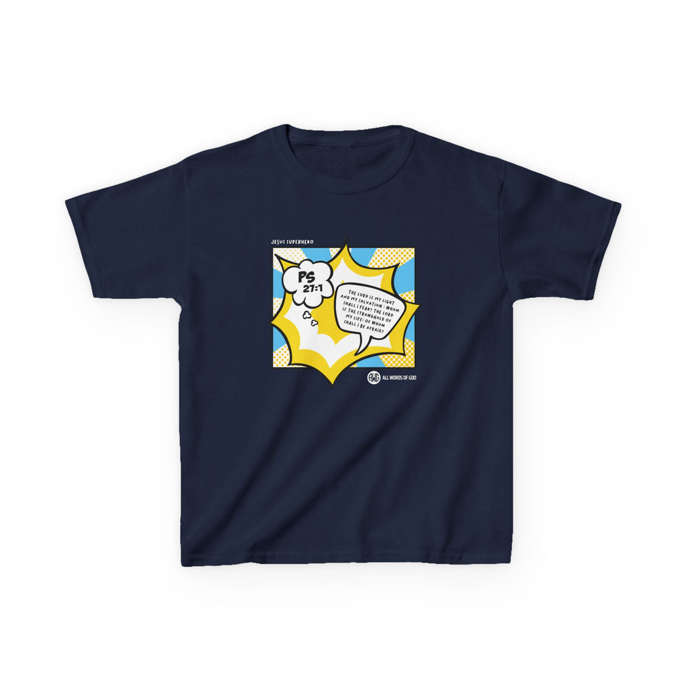 Jesus Superhero 1 - Kids Heavy Cotton™ Tee