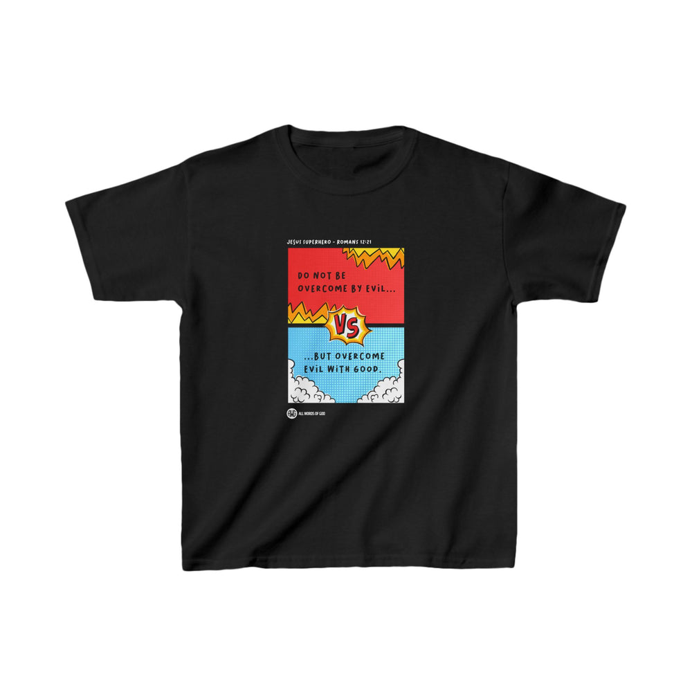 Jesus Superhero 4 - Kids Heavy Cotton™ Tee