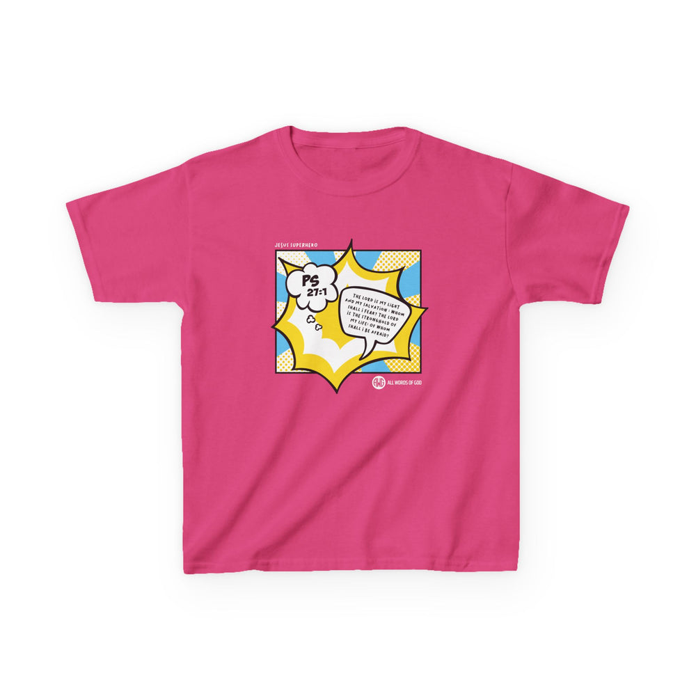 Jesus Superhero 1 - Kids Heavy Cotton™ Tee