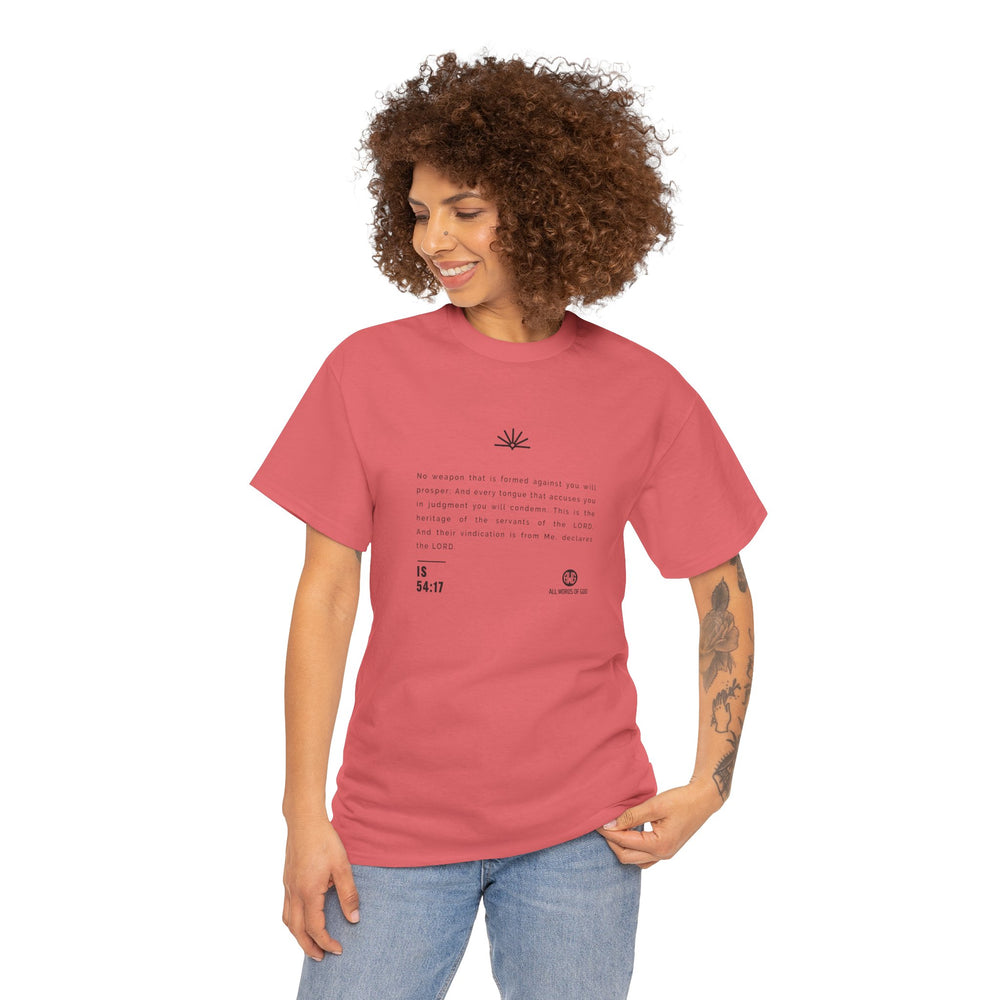 Word Is 54:17 - Unisex Heavy Cotton Tee