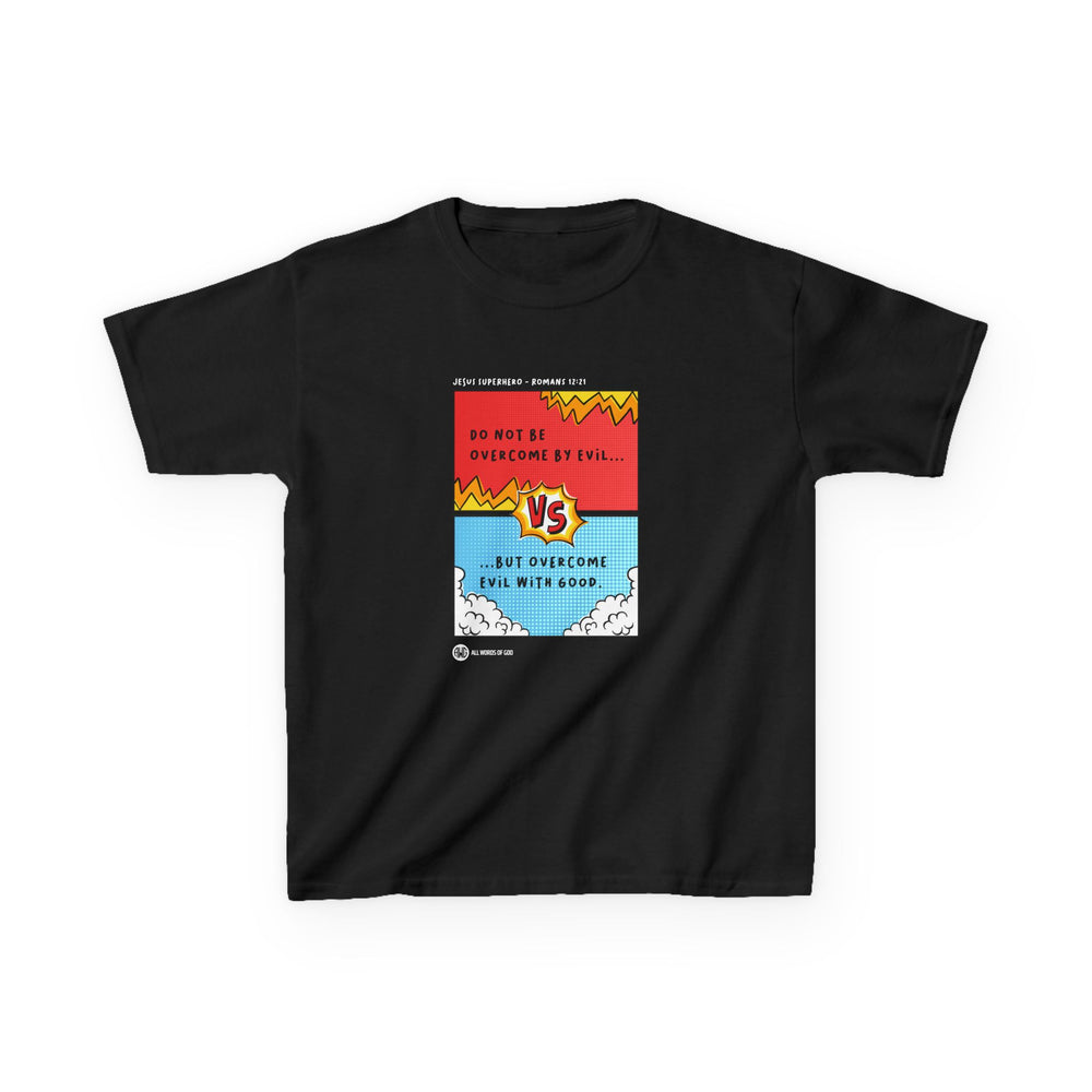 Jesus Superhero 4 - Kids Heavy Cotton™ Tee