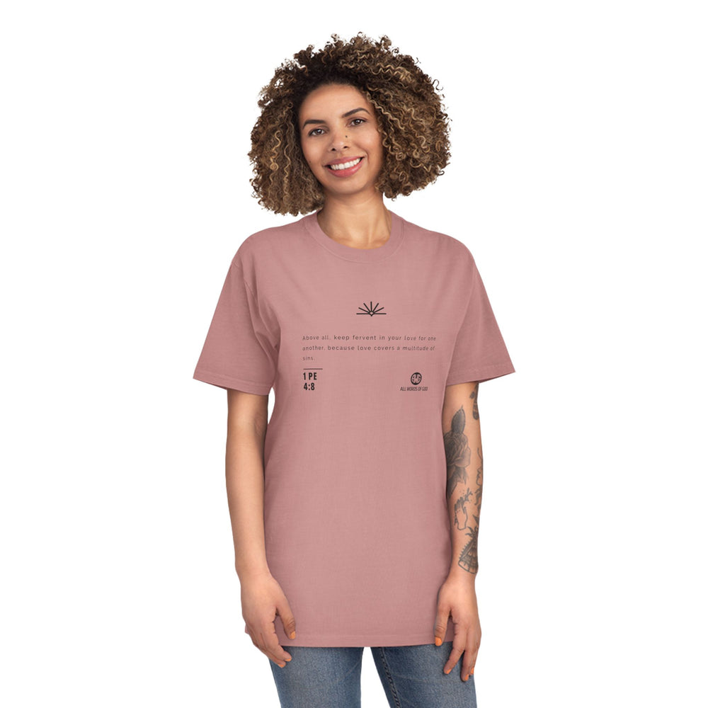 Word 1Pe 4:8 - Women's Faded Shirt