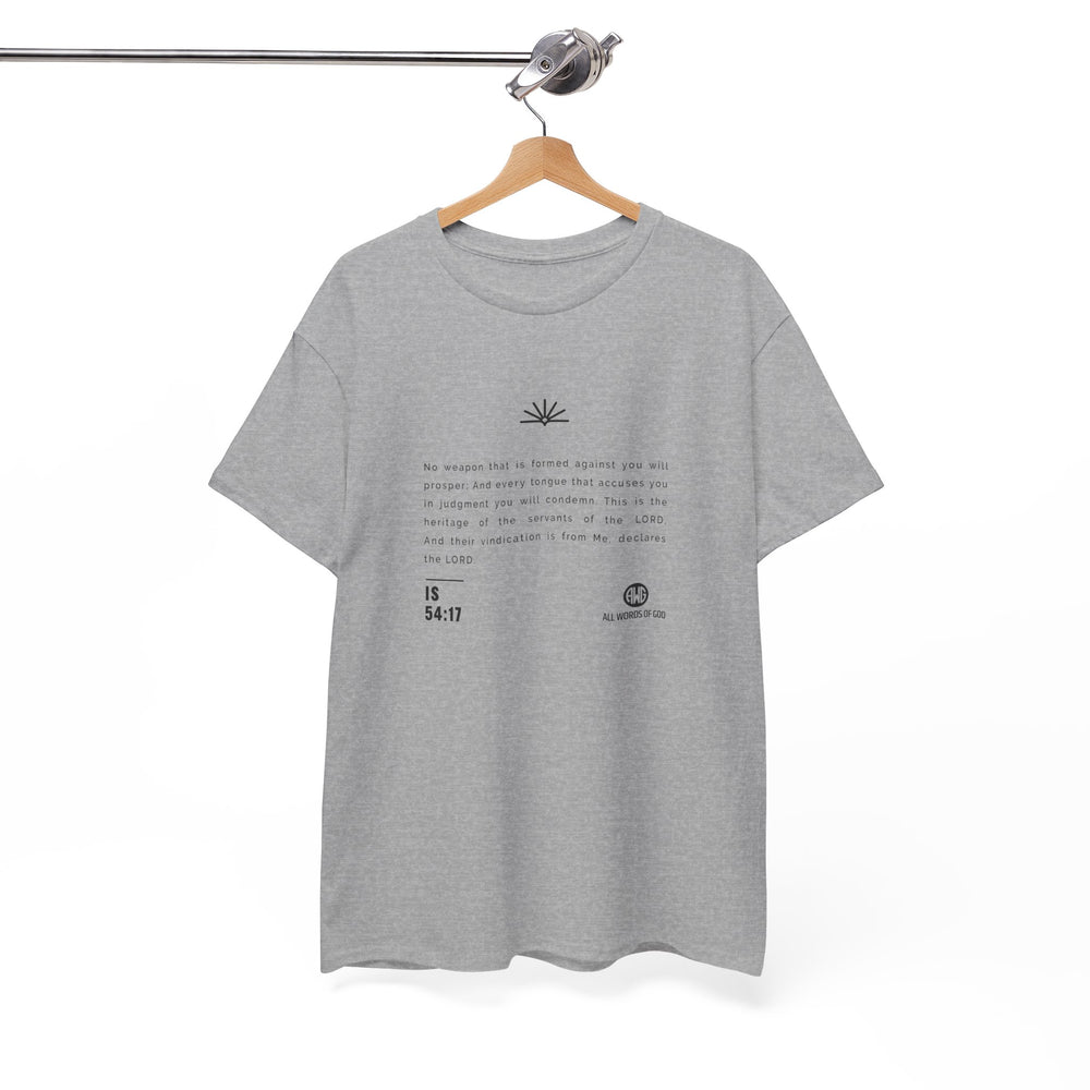 Word Is 54:17 - Unisex Heavy Cotton Tee