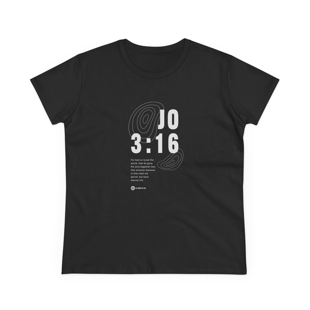 Freedom Jo 3:16 - Women's Midweight Cotton Tee