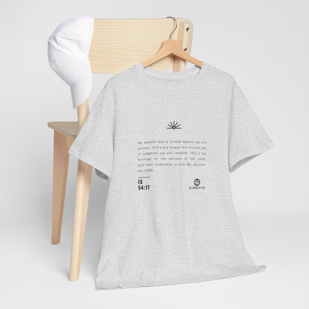 Word Is 54:17 - Unisex Heavy Cotton Tee