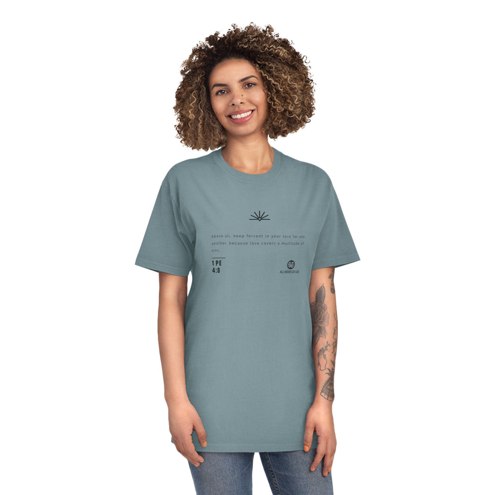 Word 1Pe 4:8 - Women's Faded Shirt