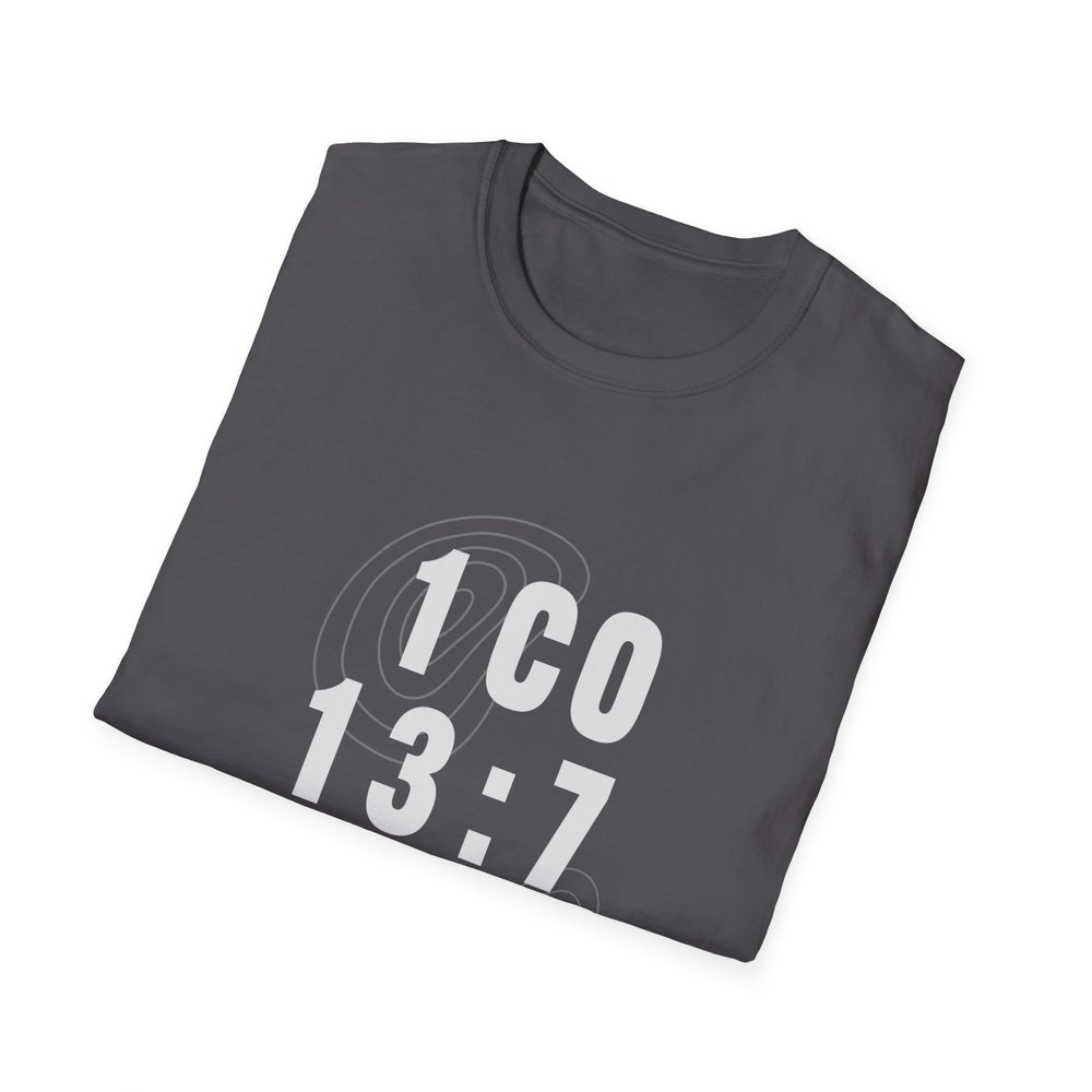 Freedon 1Co 13:7 - Unisex Softstyle T-Shirt