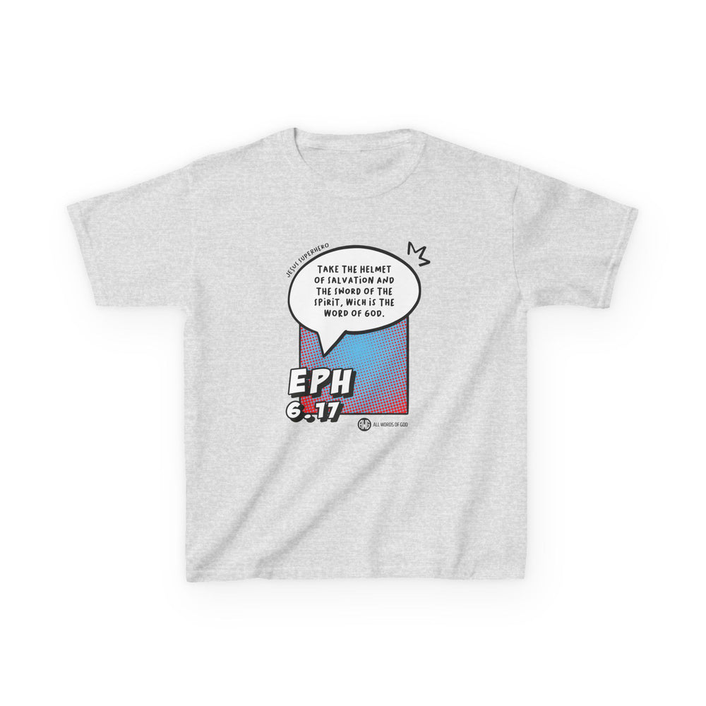 Jesus Superhero 5 - Kids Heavy Cotton™ Tee