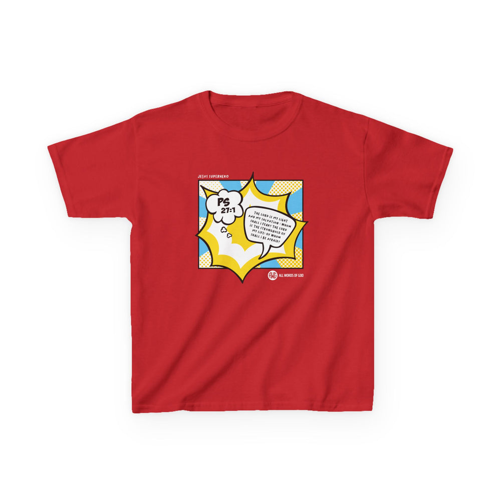 Jesus Superhero 1 - Kids Heavy Cotton™ Tee