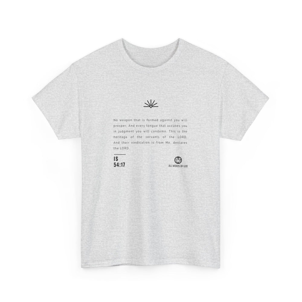 Word Is 54:17 - Unisex Heavy Cotton Tee