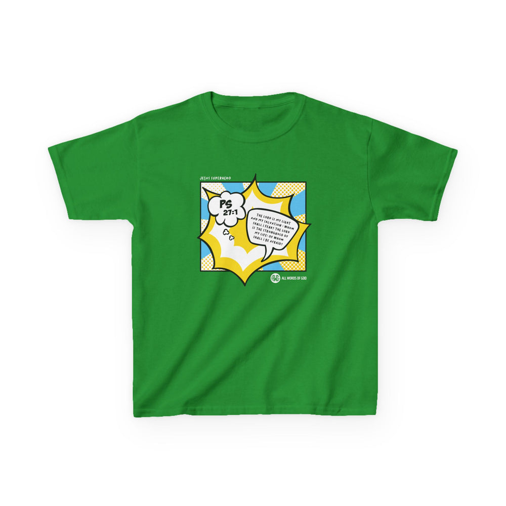 Jesus Superhero 1 - Kids Heavy Cotton™ Tee