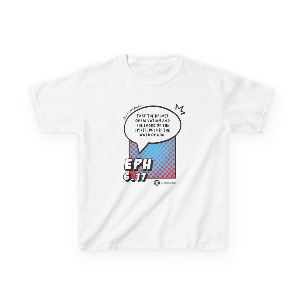 Jesus Superhero 5 - Kids Heavy Cotton™ Tee