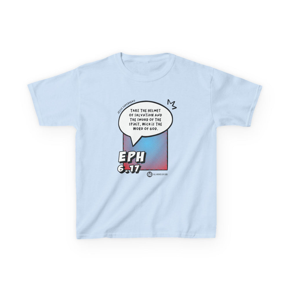 Jesus Superhero 5 - Kids Heavy Cotton™ Tee