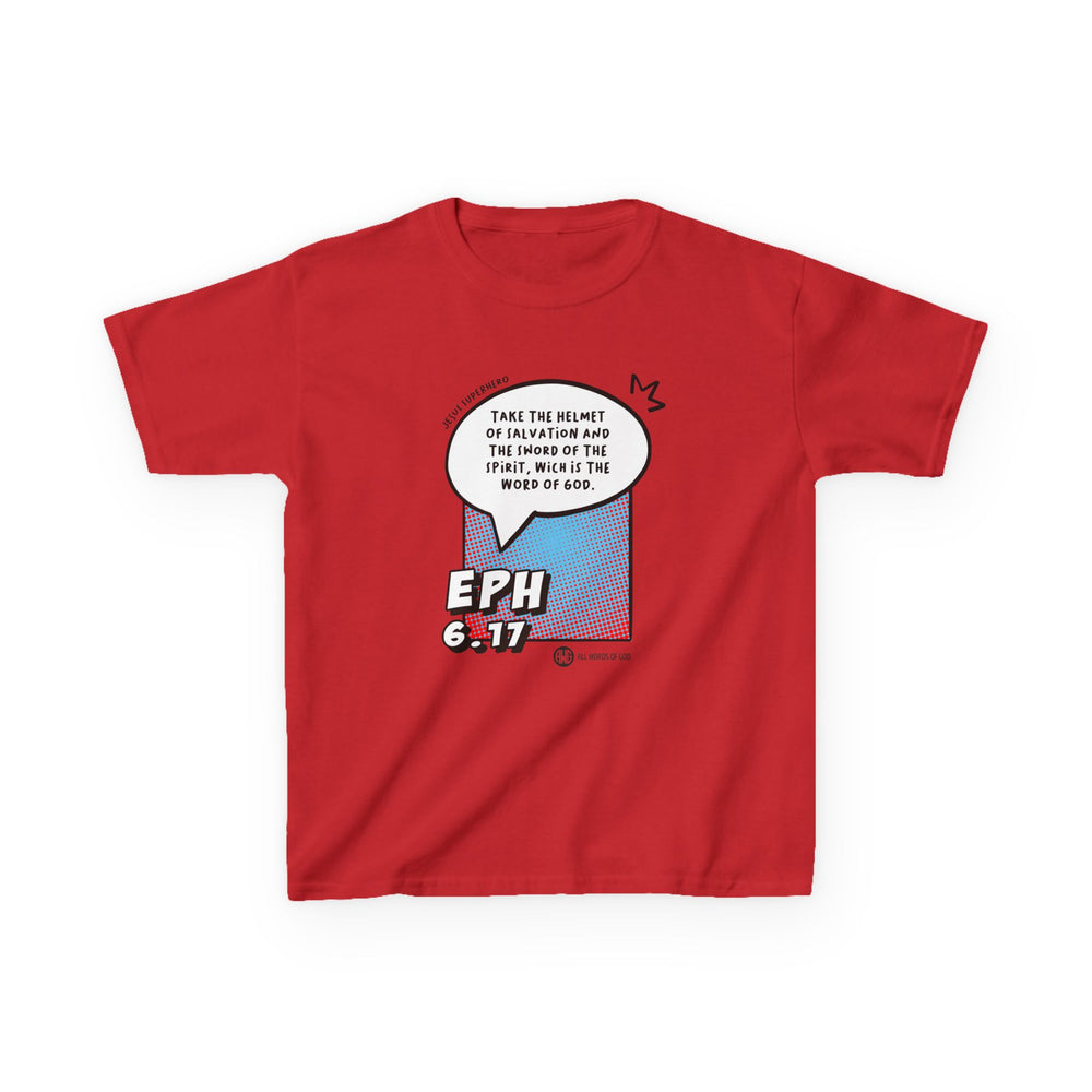 Jesus Superhero 5 - Kids Heavy Cotton™ Tee