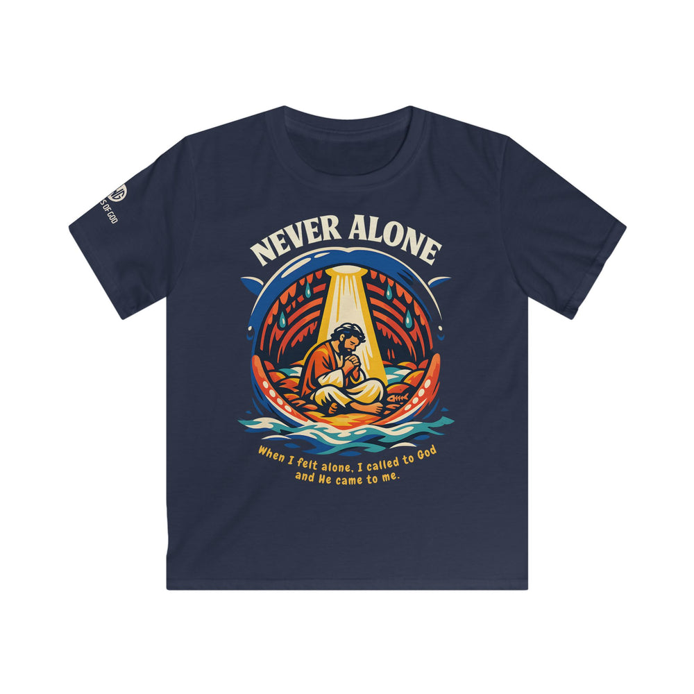 Never Alone — He Found Me - Kids Tee