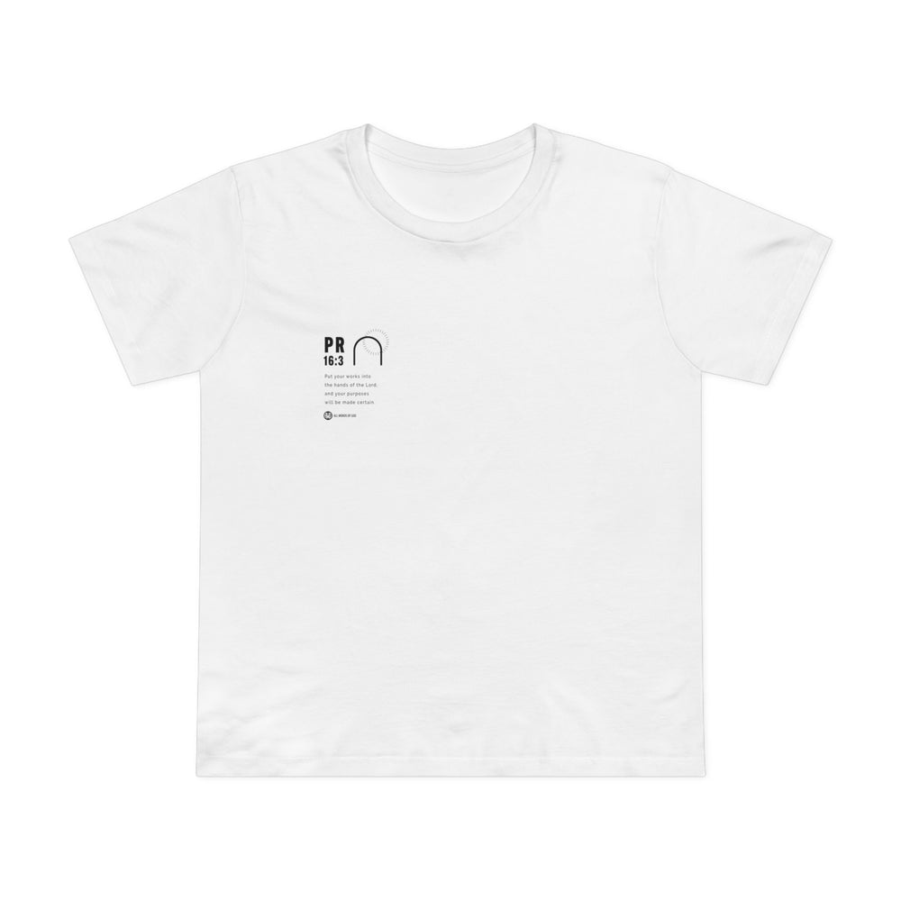 Holy Pr 16:3 - Women’s Maple Tee