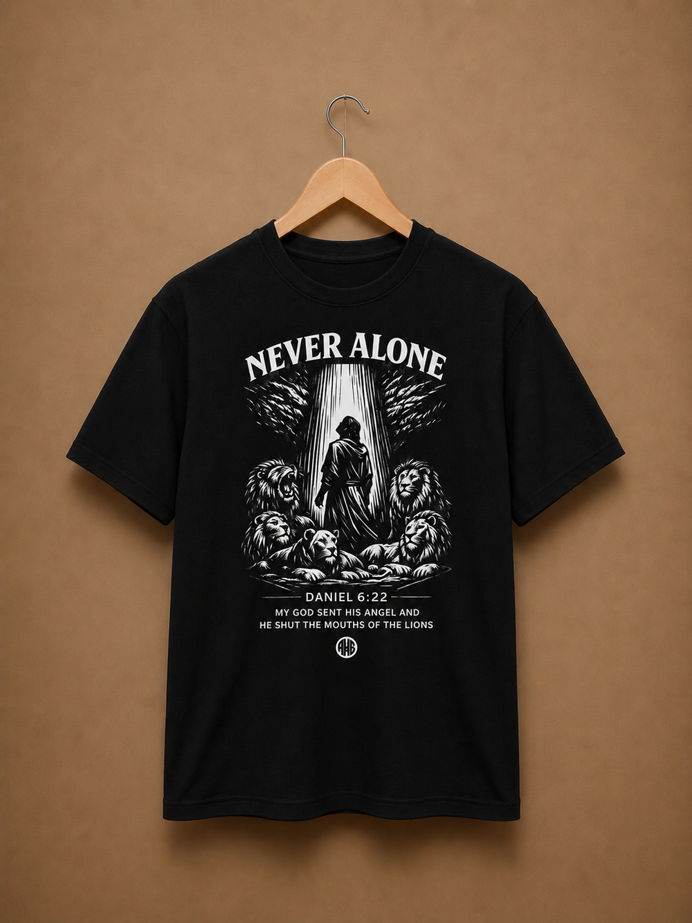 Never Alone — Safe With Him - Kids Tee