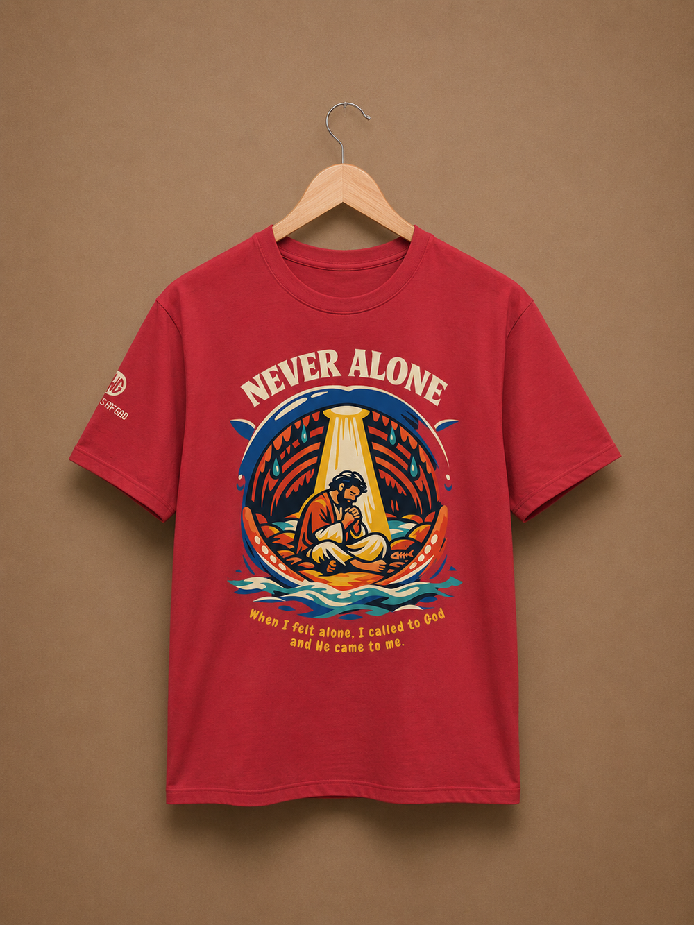 Never Alone — He Found Me - Kids Tee