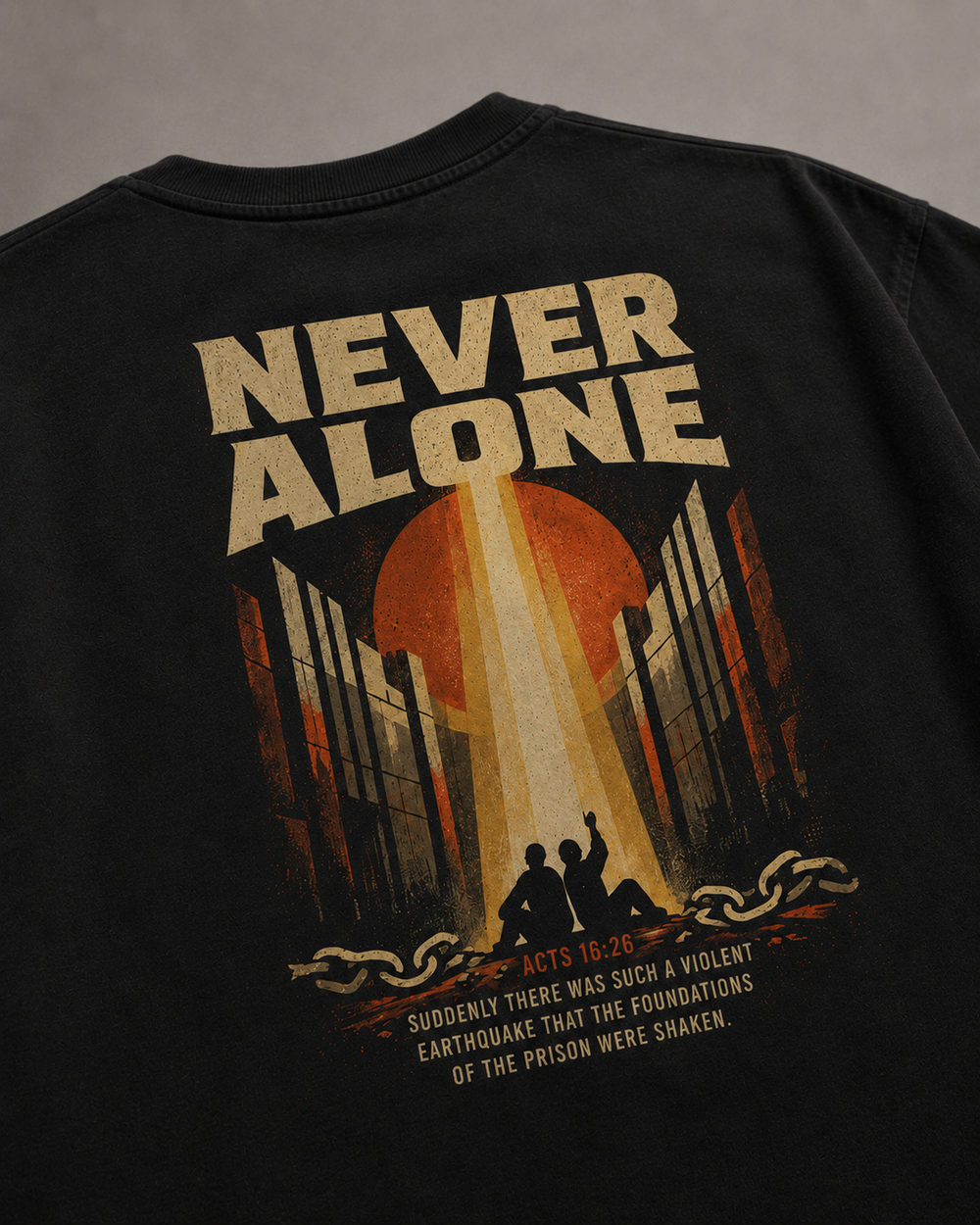 Never Alone — The Chains Broke - Man