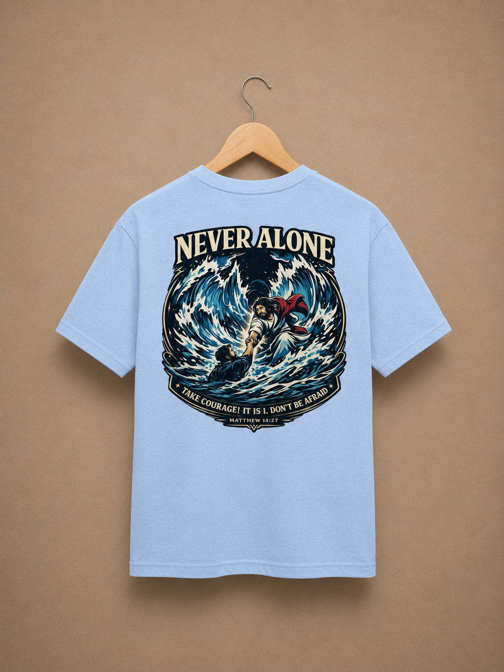 Never Alone — Hold My Hand - Kids Tee