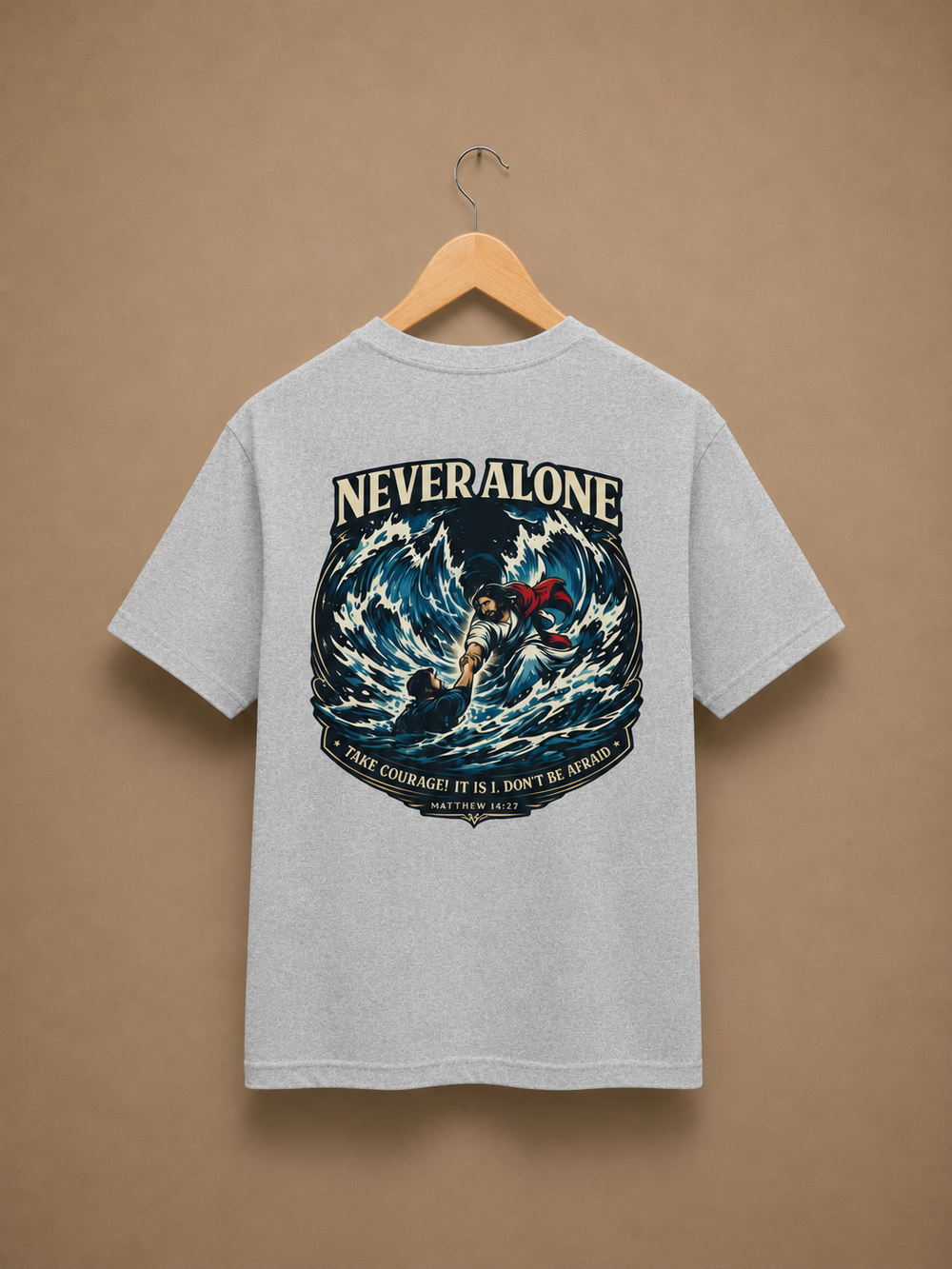 Never Alone — Hold My Hand - Kids Tee