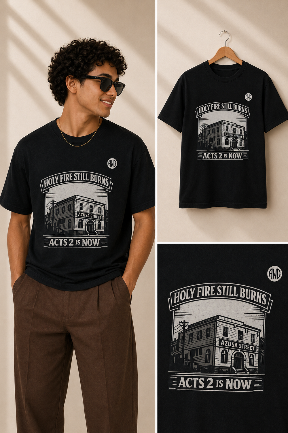 Azusa History Vintage - Man Tee