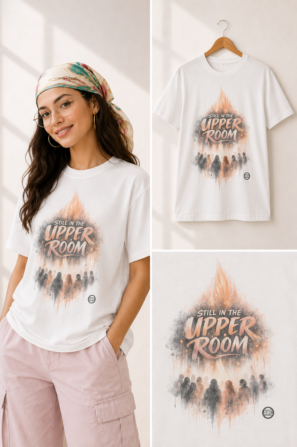 Still in the Upper Room - Woman Tee Organic