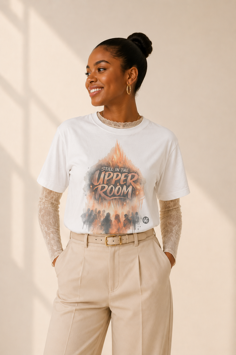 Still in the Upper Room - Woman Tee Organic