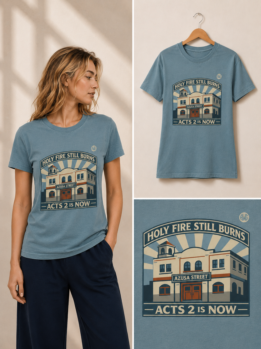 Azusa Street Retro - Woman Tee